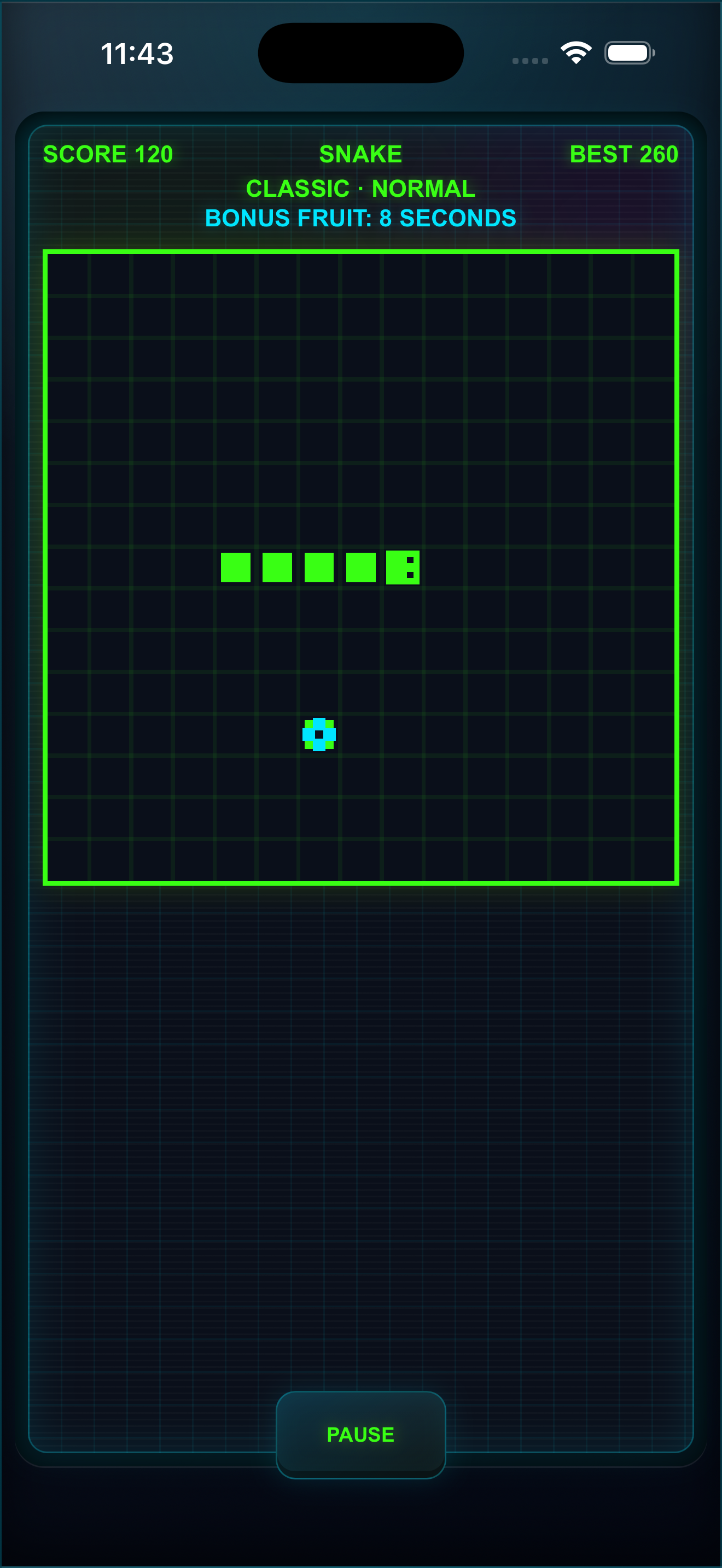 Real Neon Coil Classic gameplay with Modern swipe controls